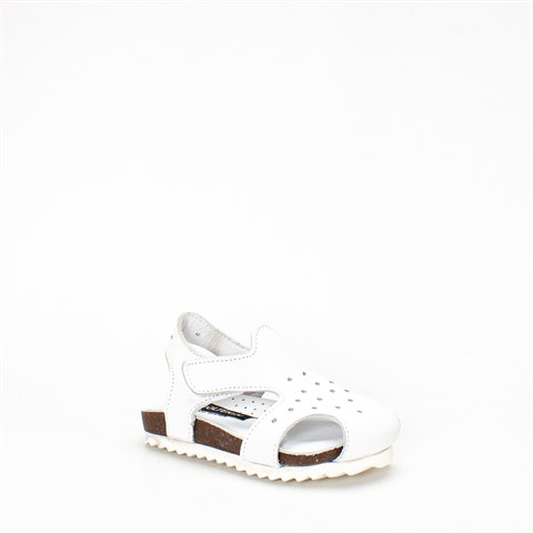 Beyaz Bebek Deri Sandalet  213 40300-16522