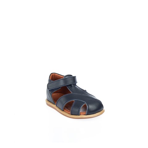 Lacivert İlk Adım Bebek Deri Ayakkabı  240 1912 I-20158