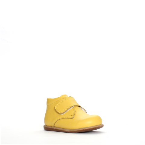 Sarı İlk Adım Bebek Deri Ayakkabı  240 40202 I-16524