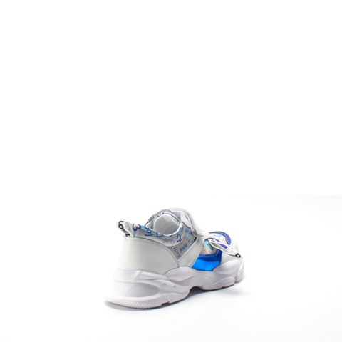 Beyaz Mavi Çocuk Deri Ayakkabı  440 40008 F-16894