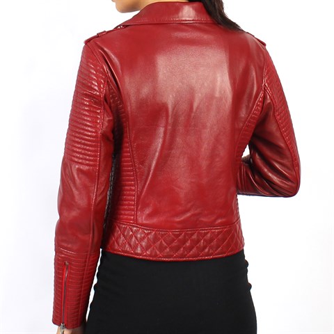 Women Leather MONT Red 557 176 B-16525