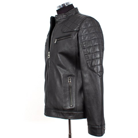 BECHIMen Leather Coat Black 557 BECHIM 1-1