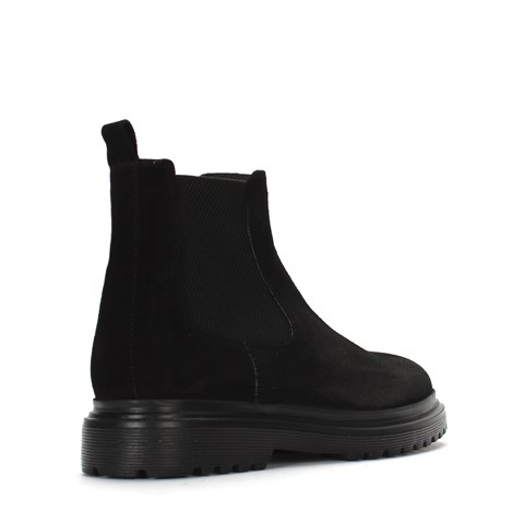Men Boots Black Suede 675 104-16641