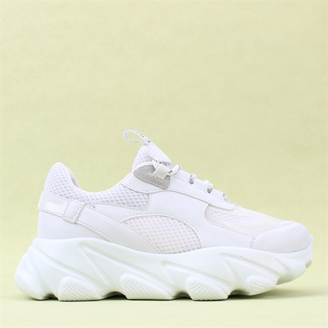 Beyaz Bağcıklı Kadın Sneaker 693 27905-16522
