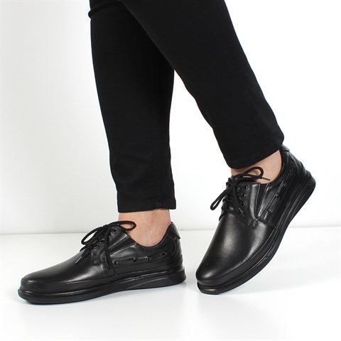 Men Shoe Black 724 3703-1