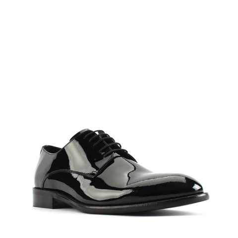 Black Patern Leather Mens Shoes 555 2612-16541